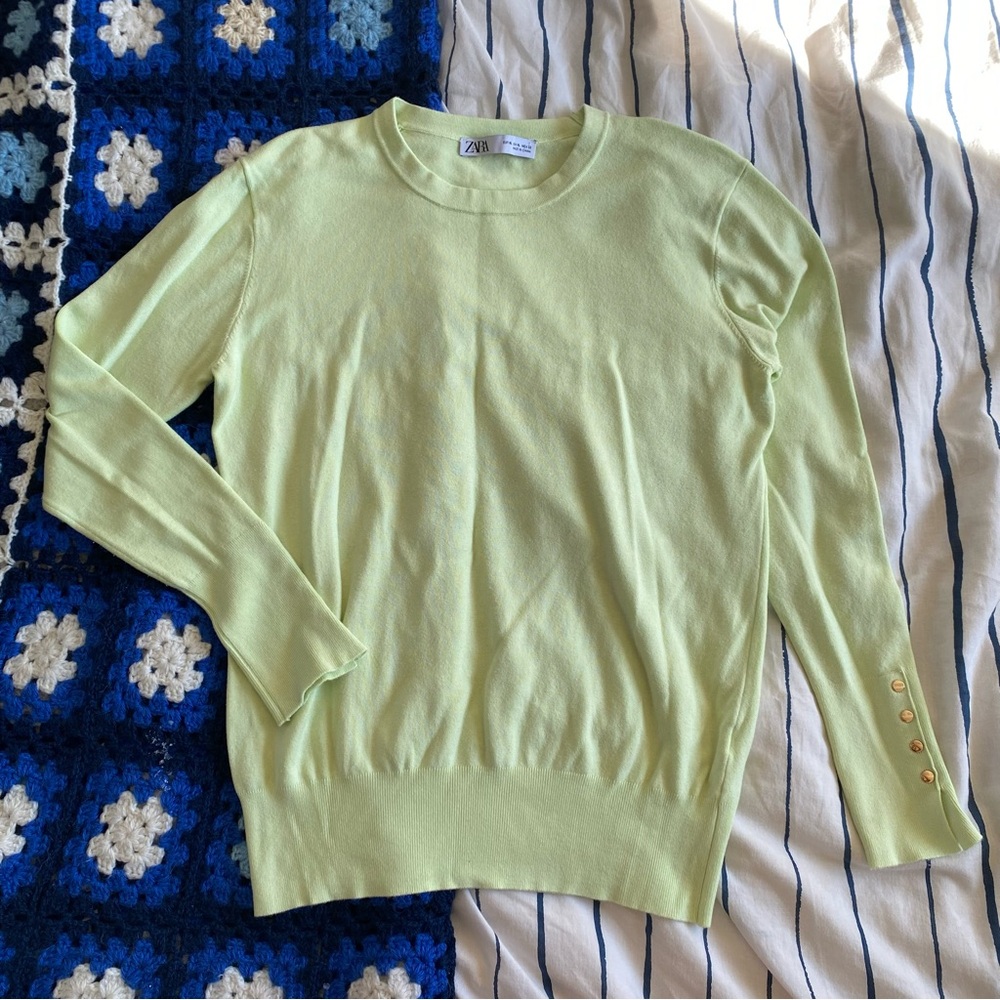 Zara Basic Plain Knit Sweater